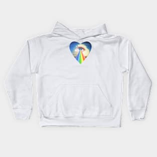 "Eye love" Valentines Day Kids Hoodie